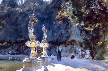 Fuente de Florencia Jardín de Boboli John Singer Sargent Pinturas al óleo